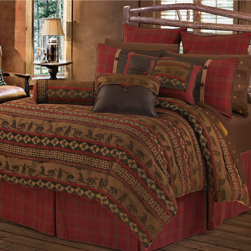 Cascade Lodge 5-Pc Comforter Set - Super Queen - Ozark Cabin Décor, LLC