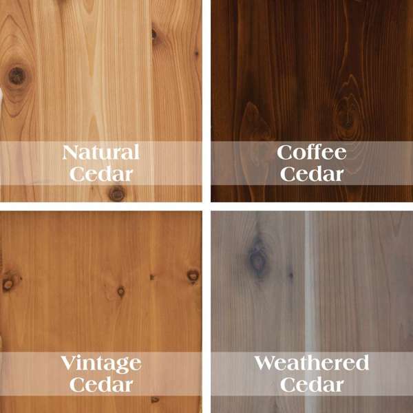 Cedar Log 5-Drawer Chest
