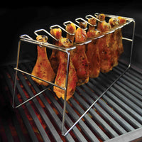 Stainless Steel Chicken Leg Rack - Ozark Cabin Décor, LLC