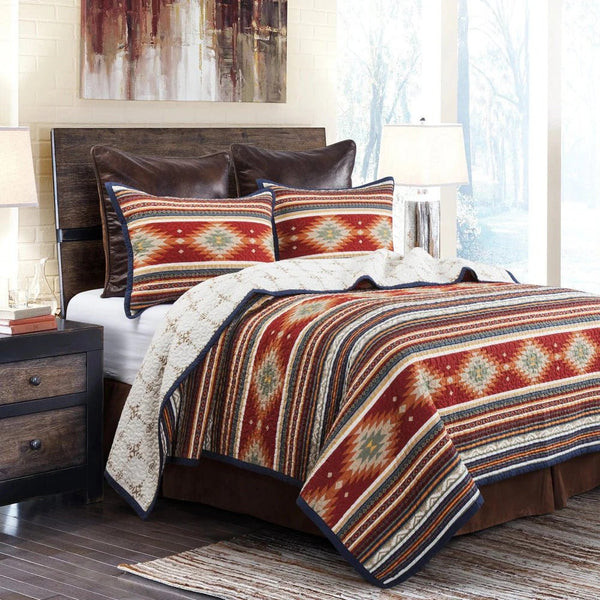 Del Sol Reversible Quilt Set - King - Ozark Cabin Décor, LLC