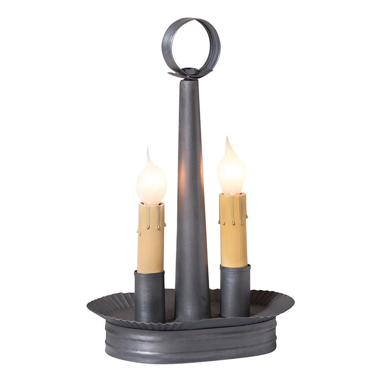 Oval Double Accent Light - Antique Tin - Ozark Cabin Décor, LLC