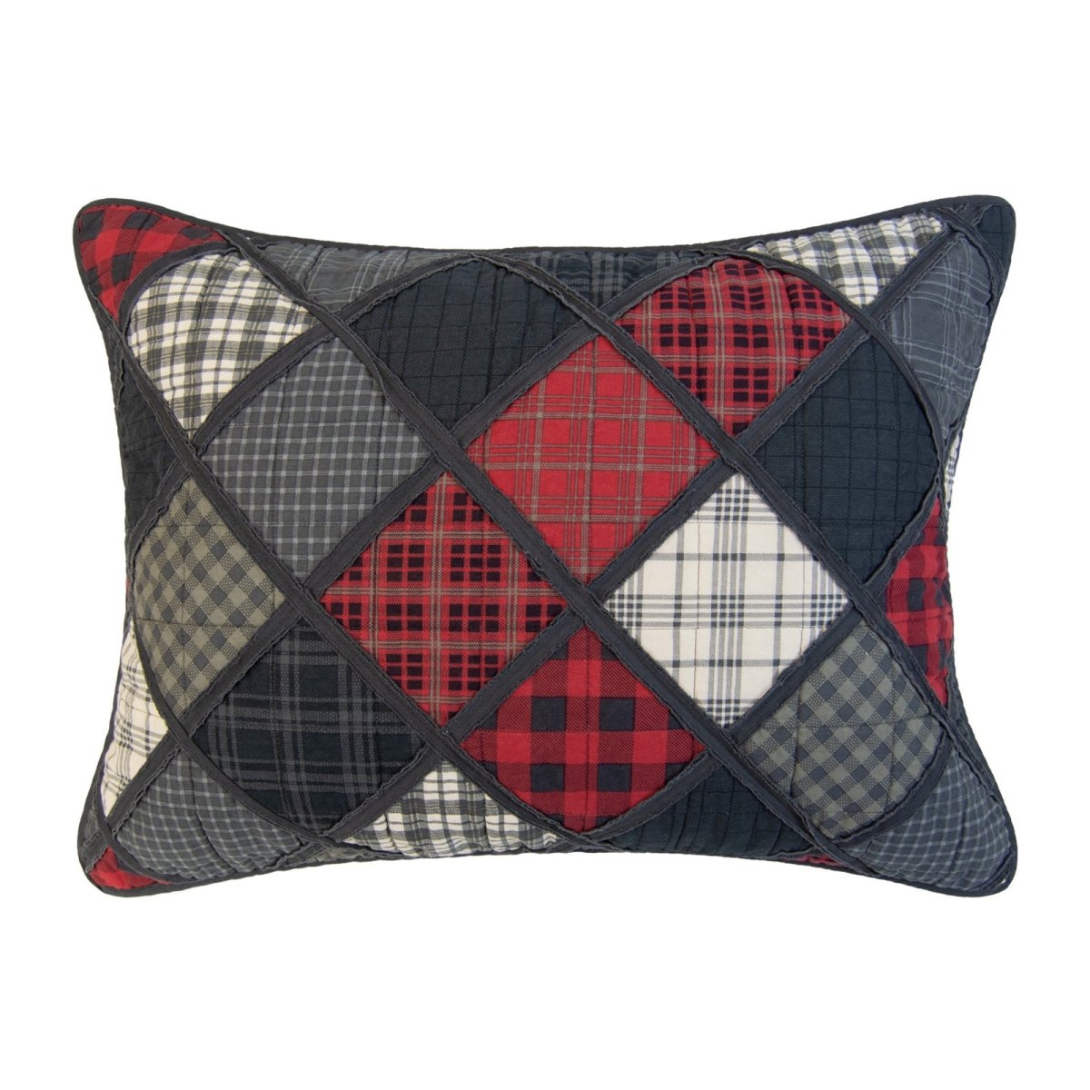 Lumberjack Cotton Pieced Quilt Set - King - Ozark Cabin Décor, LLC