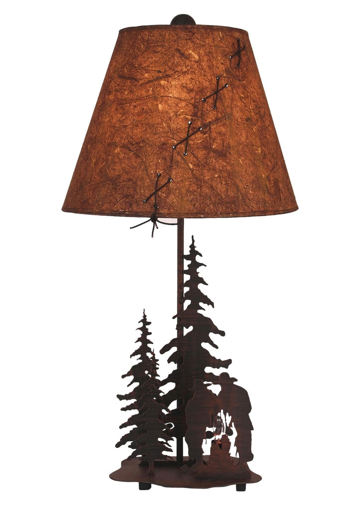 Cowboys Campfire Accent Lamp w/Night Light