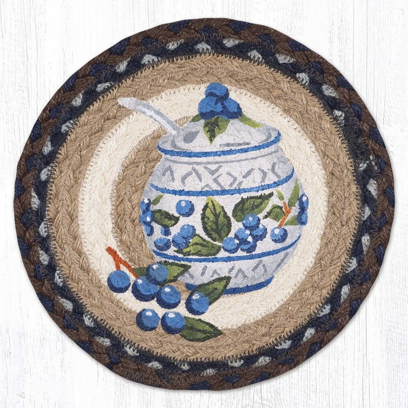 Jam Jar Blueberry Trivet - Ozark Cabin Décor, LLC