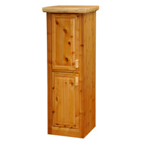 Cedar Log Linen Cabinet