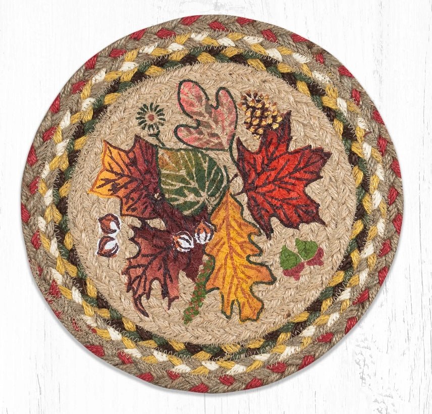 Autumn Leaves Jute Trivet