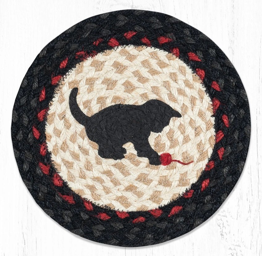 Kitten Braided Natural Jute Trivet
