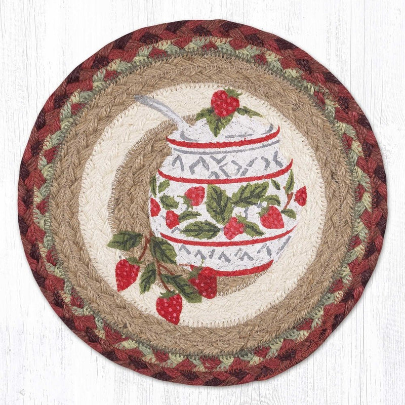 Jam Jar Strawberry Trivet - Ozark Cabin Décor, LLC
