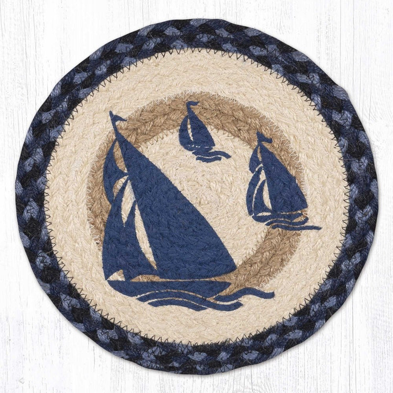 Blue Sailboat Trivet - Ozark Cabin Décor, LLC