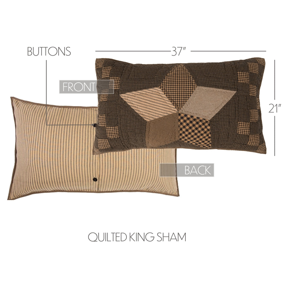 Farmhouse Star King Sham