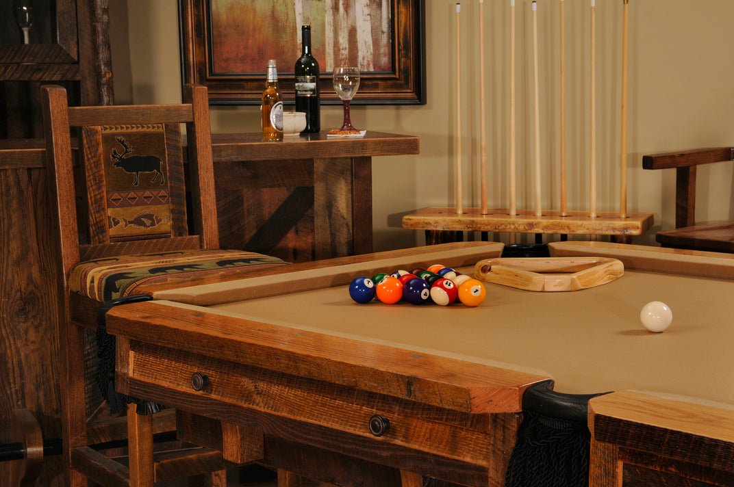 Barnwood Pool Table - Ozark Cabin Décor, LLC