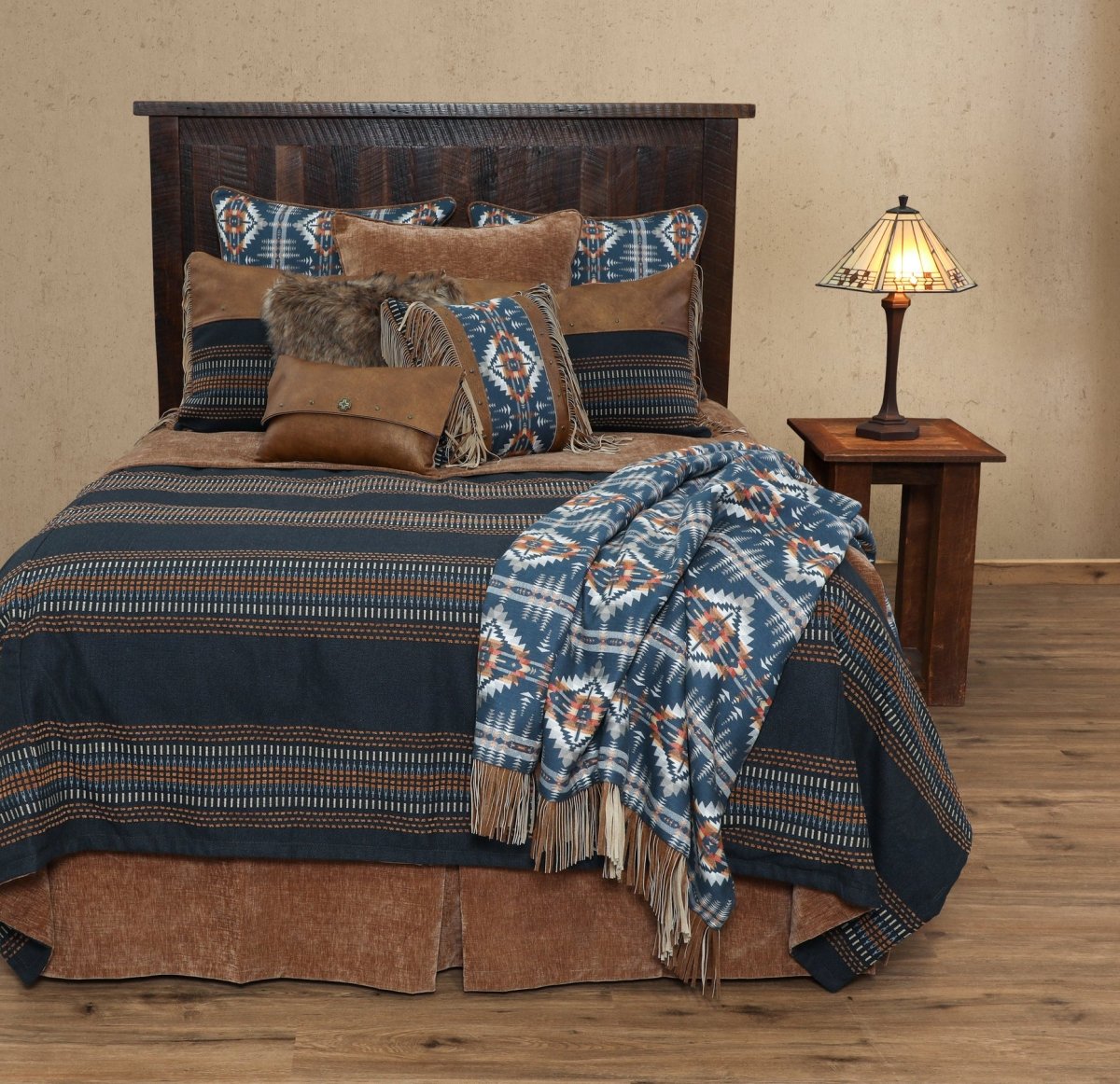 Wooded River Moreno Midnight Luxury Coverlet Set