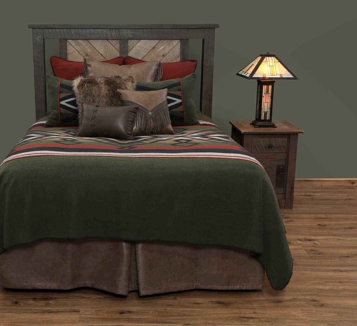 Wooded River 6-Piece Paloma Earth Luxury Bedspread Set