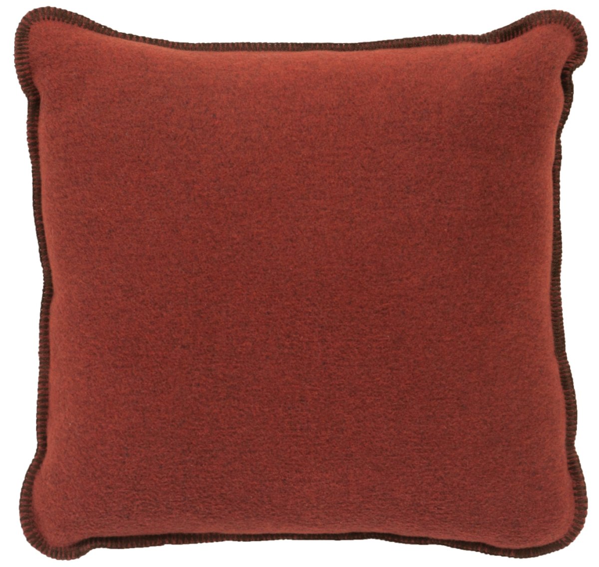 Wooded River Solid Spice Wool Pillow