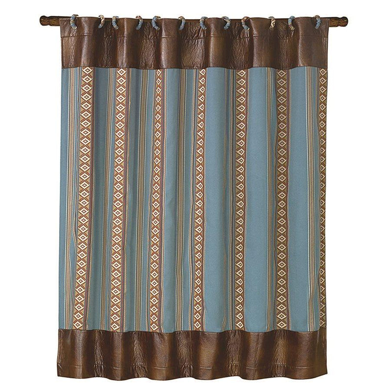 Ruidoso Aztec Stripe Shower Curtain - Ozark Cabin Décor, LLC