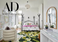 Sapling Hand - Forged Wrought Iron Bed in Architectural Digest Magazine - Ozark Cabin Décor, LLC