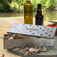 Stainless Smoker Box - Ozark Cabin Décor, LLC