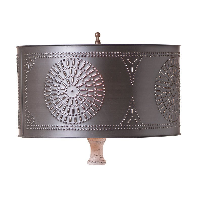 15" Table Lamp Drum Shade with Chisel