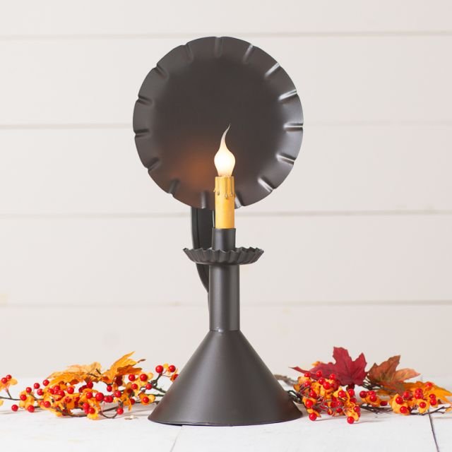 Wired Accent Light on Cone in Smokey Black - Ozark Cabin Décor, LLC