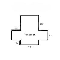 Pine Panels Reversible Quilted Loveseat Cover - Ozark Cabin Décor, LLC