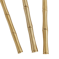 Gold Finish Bamboo Flatware Set - Ozark Cabin Décor, LLC
