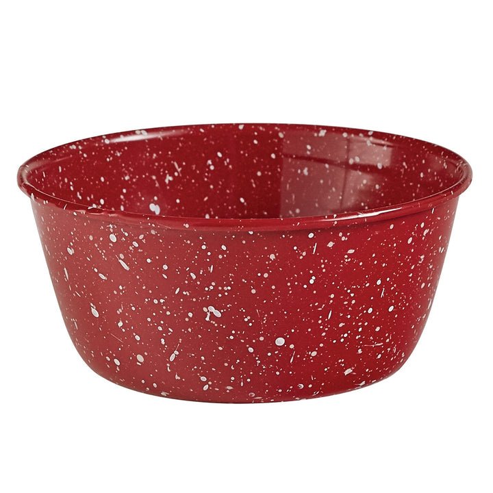 Red Granite Enamelware Bowl Set - Ozark Cabin Décor, LLC