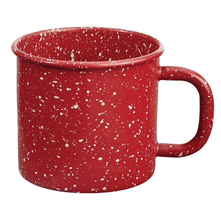 Red Granite Enamelware Cup Set - Ozark Cabin Décor, LLC