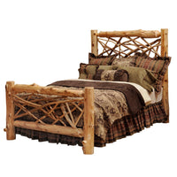 Cedar Log Twig Bed - Ozark Cabin Décor, LLC