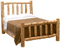 Fireside Lodge Traditional Cedar Log Bed - Ozark Cabin Décor, LLC