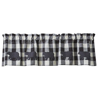 Wicklow Bear Applique Valance - Ozark Cabin Décor, LLC