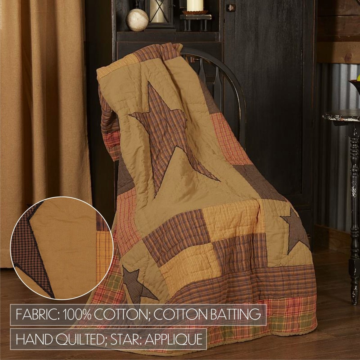 Stratton Quilted Throw - Ozark Cabin Décor, LLC