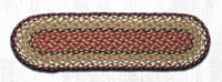 C-019 Burgundy & Mustard Stair Tread - Ozark Cabin Décor, LLC
