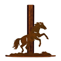 IW-PT-9114 Rearing Horse Paper Towel Holder - Ozark Cabin Décor, LLC