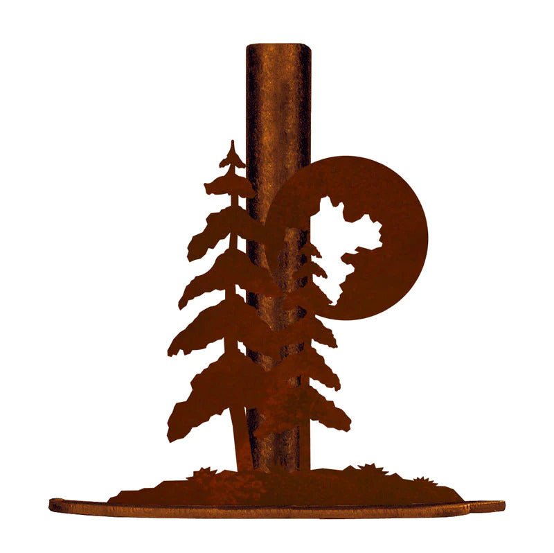 IW-PT-9123 Moon & Pine Paper Towel Holder - Ozark Cabin Décor, LLC