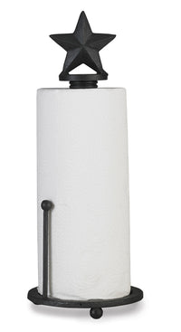 Blackstone Star Paper Towel Holder - Ozark Cabin Décor, LLC