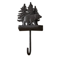 Cast Black Forest Bear Towel Hook - Ozark Cabin Décor, LLC