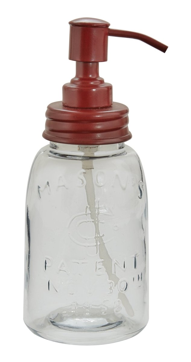 Mason Jar Dispenser - Red - Ozark Cabin Décor, LLC