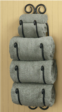 Scroll Bath Towel Holder - Ozark Cabin Décor, LLC
