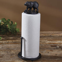 PD-22-459B Cast Bear Paper Towel Holder - Ozark Cabin Décor, LLC