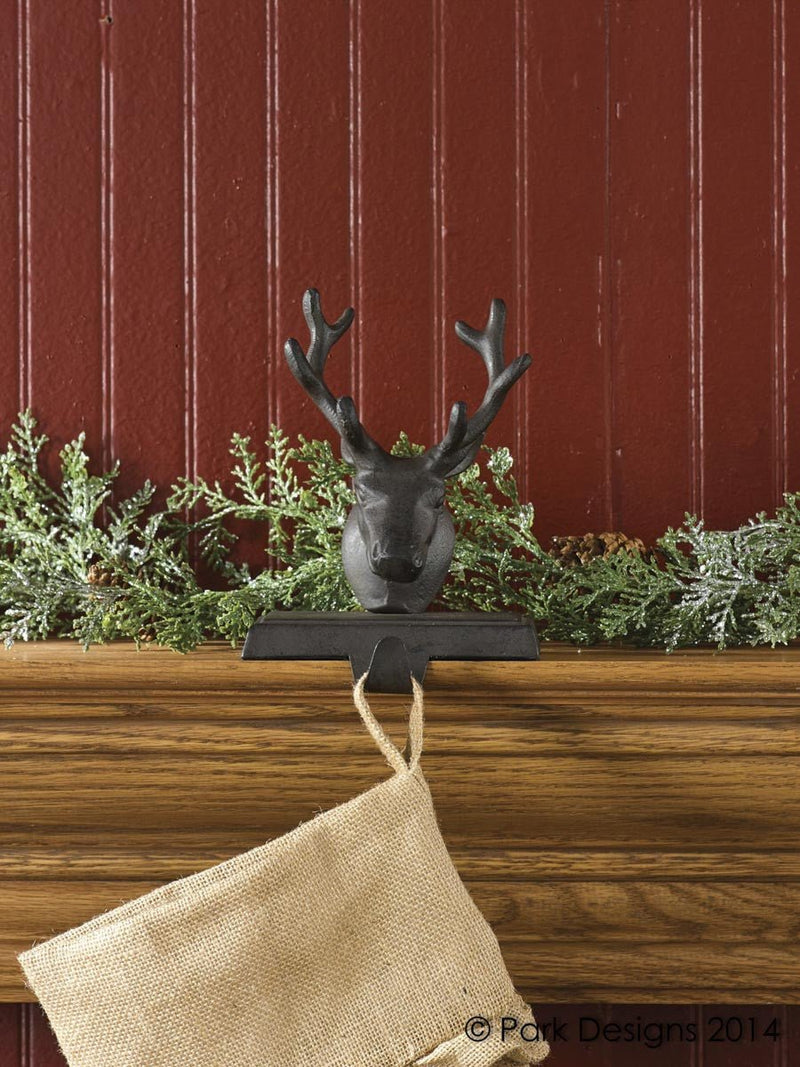 Reindeer Stocking Hanger - Set of 2 - Ozark Cabin Décor, LLC