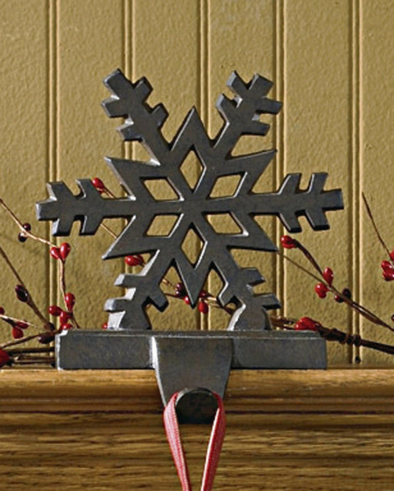 Snowflake Stocking Hanger - Set of 2 - Ozark Cabin Décor, LLC