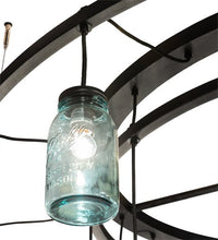 Meyda Lighting 75" Wide Mason Jar 24 Light Chandelier - Ozark Cabin Décor, LLC