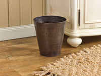 Hammered Copper Waste Basket - Ozark Cabin Décor, LLC