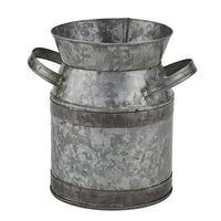 Galvanized Milk Can Utensil Crock - Ozark Cabin Décor, LLC