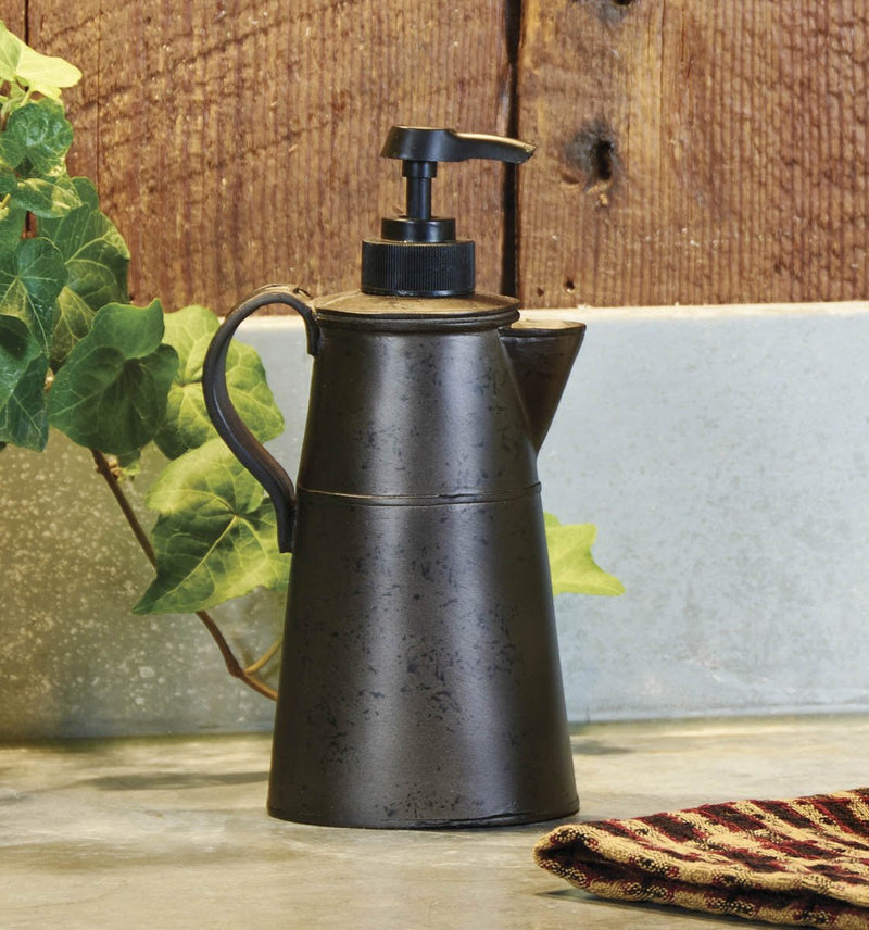 Tin Coffee Pot Dispenser - Ozark Cabin Décor, LLC