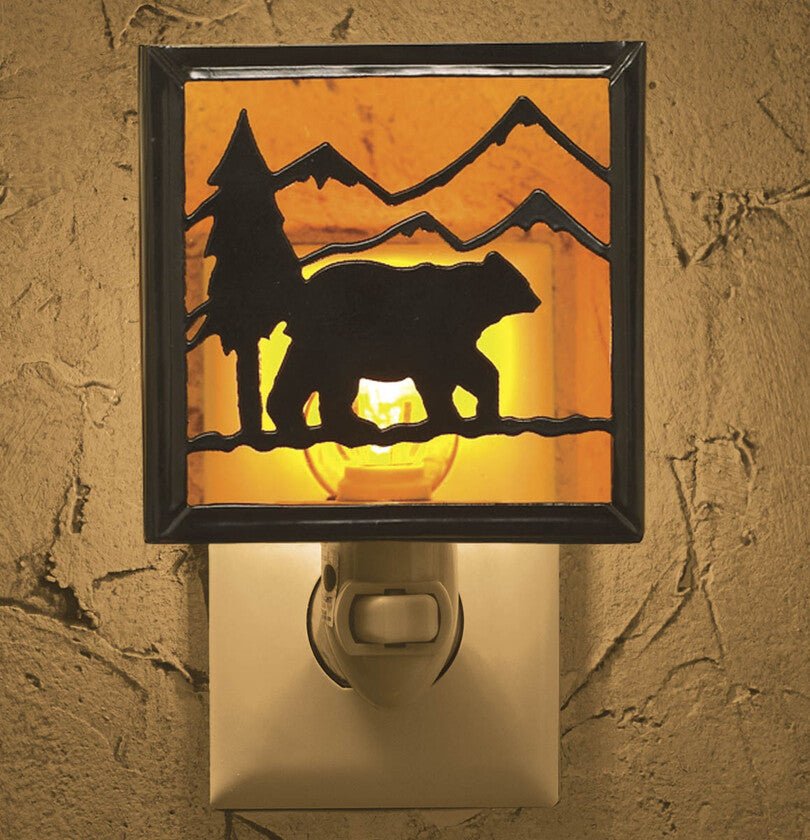 Bear Lodge Night Light - Ozark Cabin Décor, LLC