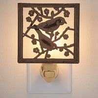 Backyard Birds Night Light - Ozark Cabin Décor, LLC