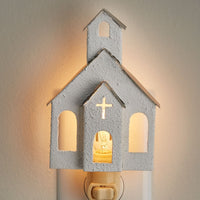 Vintage Church Night Light - Ozark Cabin Décor, LLC