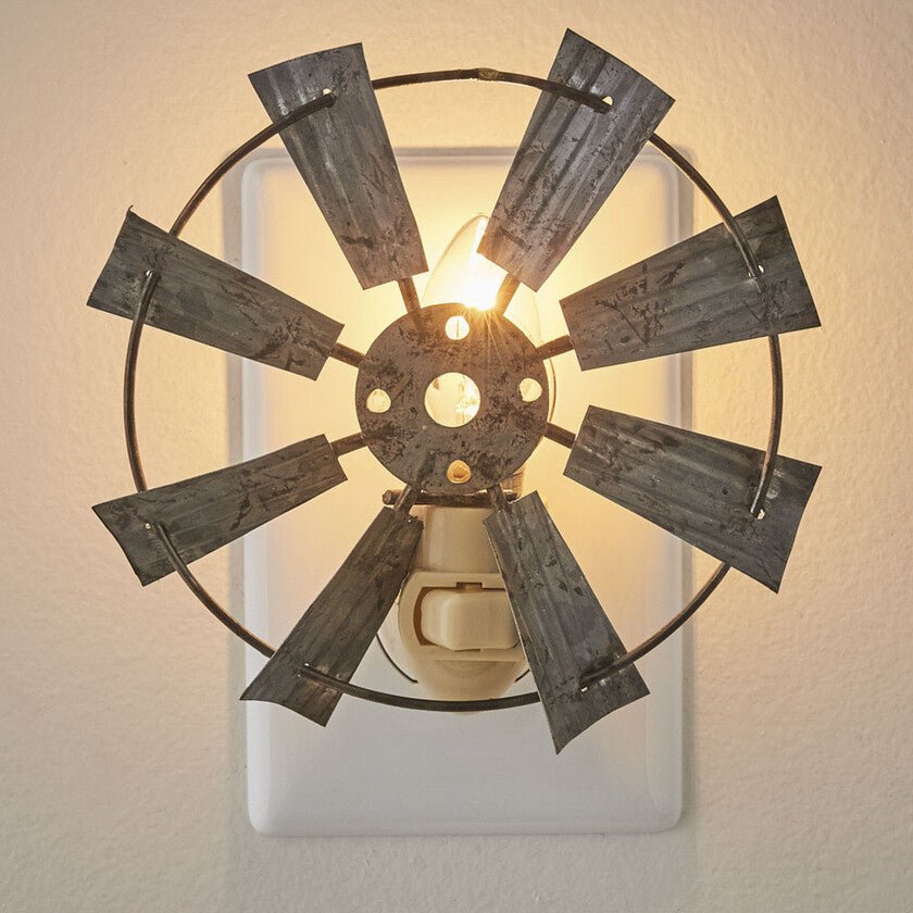 Windmill Night Light - Ozark Cabin Décor, LLC