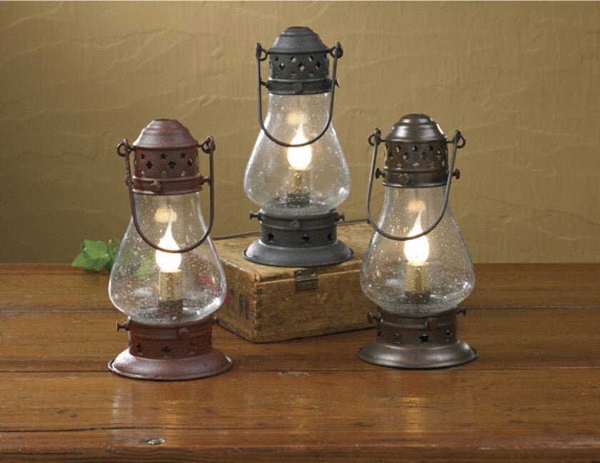 PD-25-180 Rustic Copper 9.5" Tall Onion Lamp - Ozark Cabin Décor, LLC